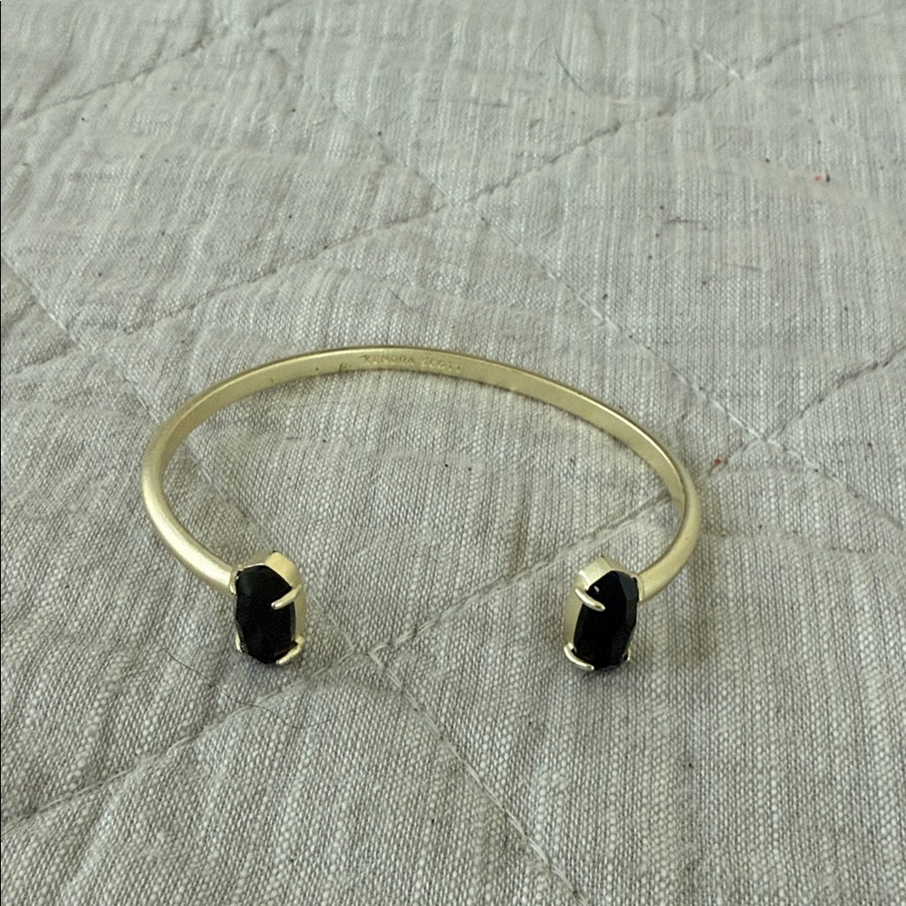 Kendra Scott Gold and Black Bracelet